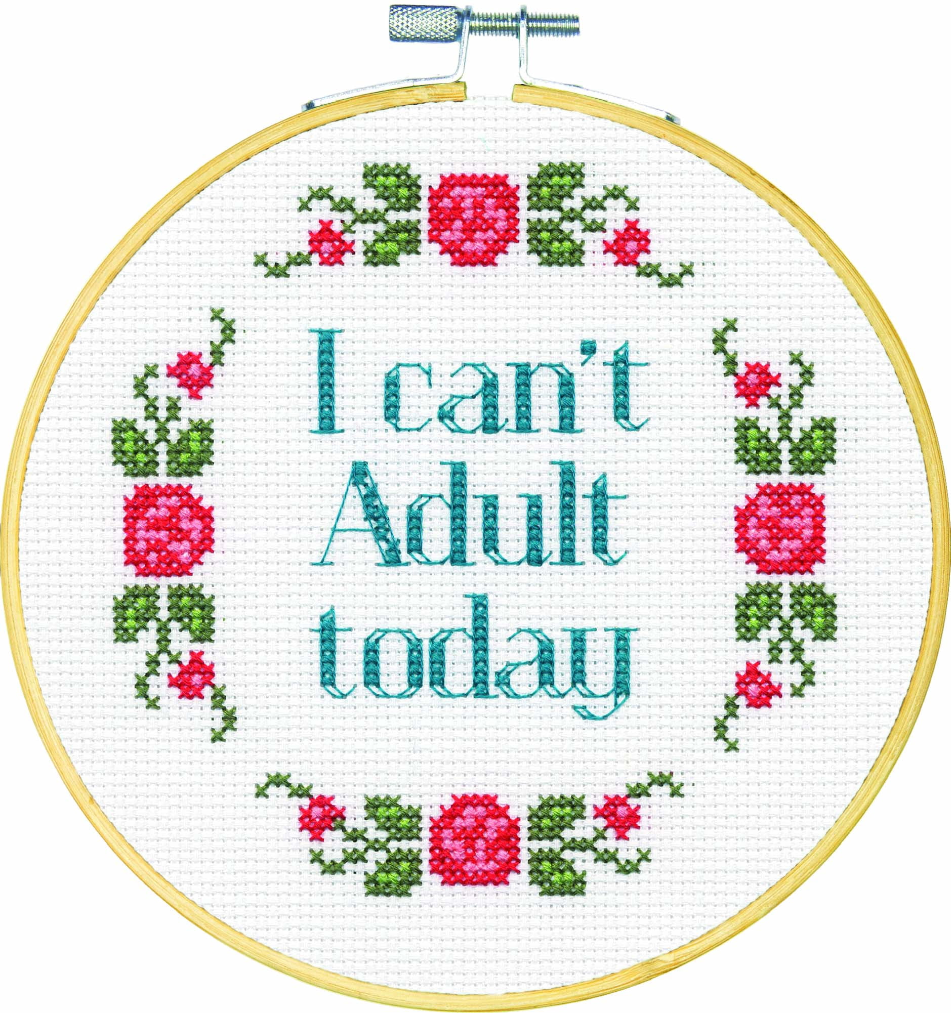 Simplicity Can't Adult Counted Cross Stitch Kit