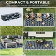 thumbnail image 4 of Reversible Outdoor Rug Carpet, 9' x 18', 4 of 5