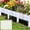 White#4, variant on MTBLYS Plastic Fencing Garden Railings Horticultural Fencing 10-Pack Outdoor Modular Sturdy Barrier for Yard Lawn