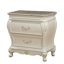 Acme Chantelle Nightstand in Pearl White