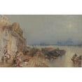 thumbnail image 3 of Joseph Mallord William Turner 18x13 Black Modern Framed Museum Art Print Titled - Tours: Sunset- Looking Backwards (Between 1826 and 1830), 3 of 5