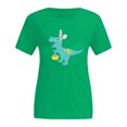 thumbnail image 2 of Hauts d'Été pour Femmes Grande Taille en Liquidation, T-Shirts Imprimés à Col Rond pour Femmes, Manches Courtes, T-Shirt Graphique à Col en V pour Femmes en Liquidation, 2 of 5