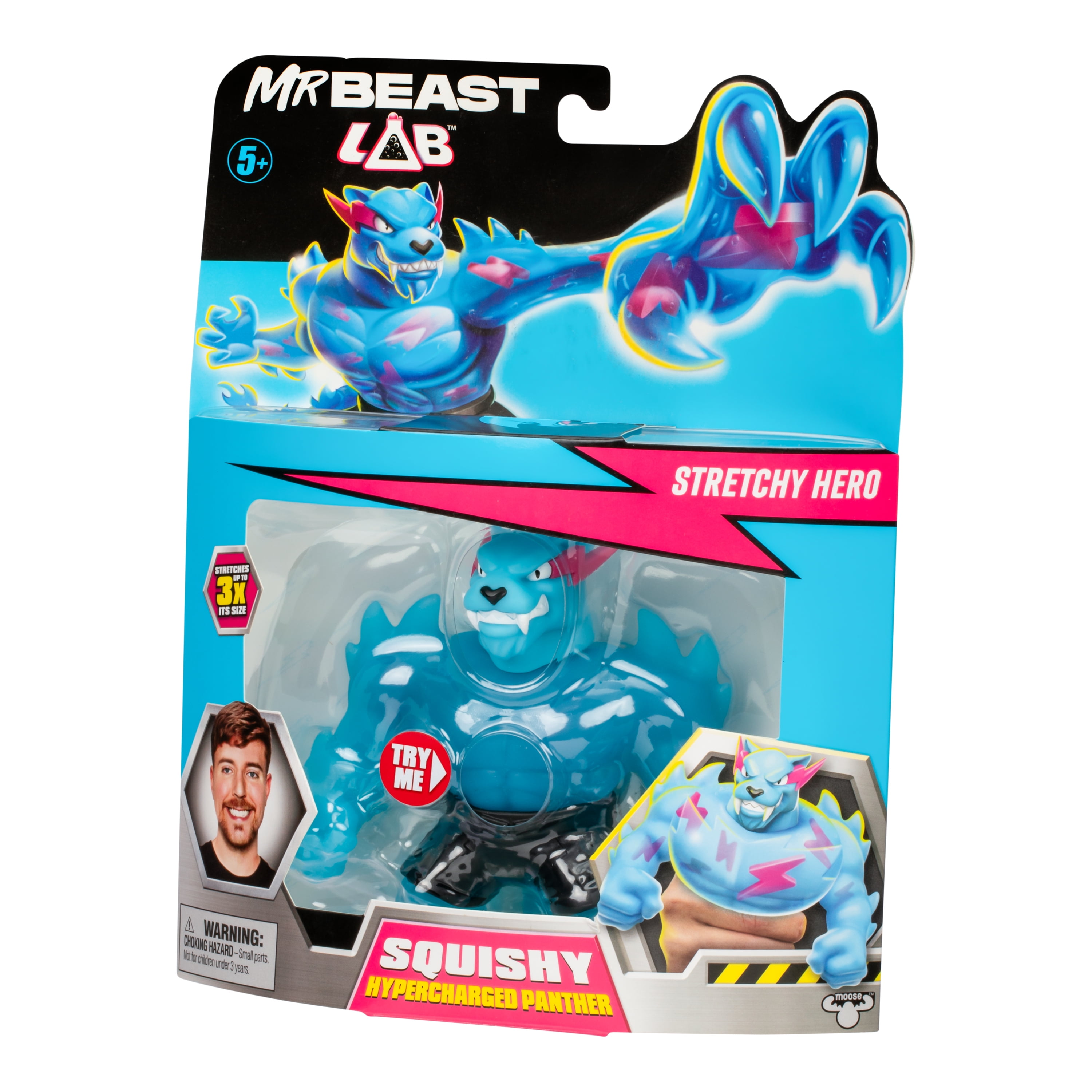MRBEAST LAB Heroes of Goo Jit Zu Hypercharged Panther Action