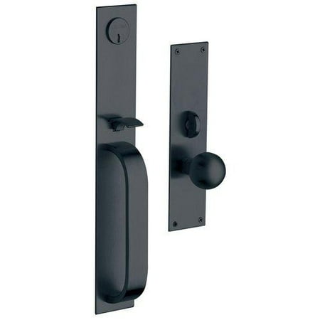 Baldwin 6563.ENTR Chicago Single Cylinder Mortise Handleset Trim Set, Oil Rubbed Bronze