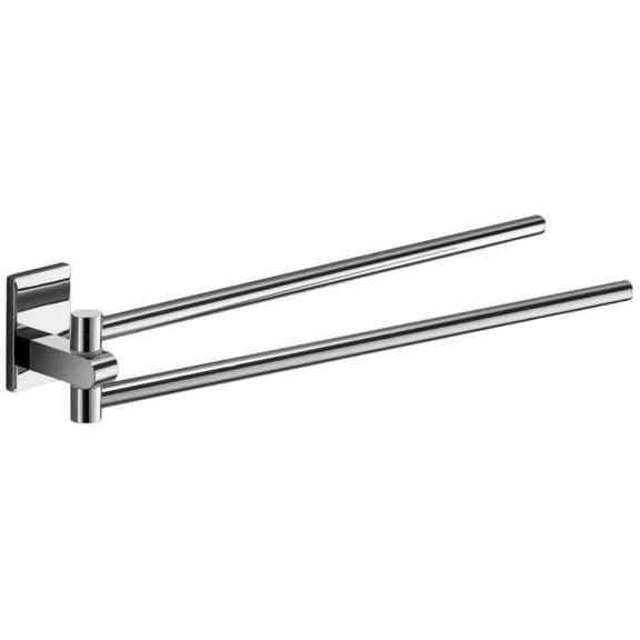 Nameeks 7823 Gedy Maine Wall Mounted Towel Bar - Chrome
