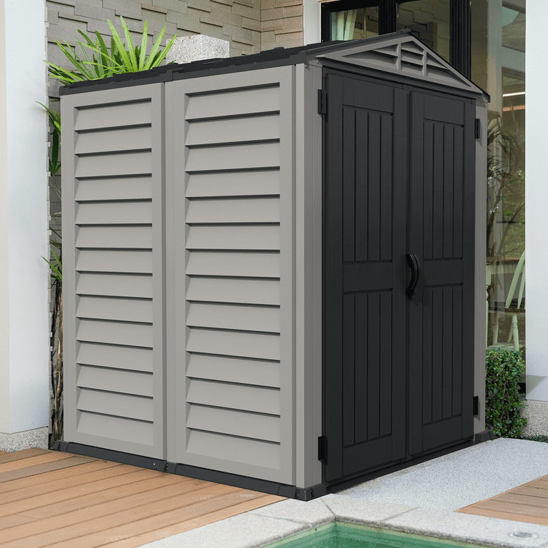 Duramax YardMate Plus 5x5 Vinyl Shed with Steel-Reinforced