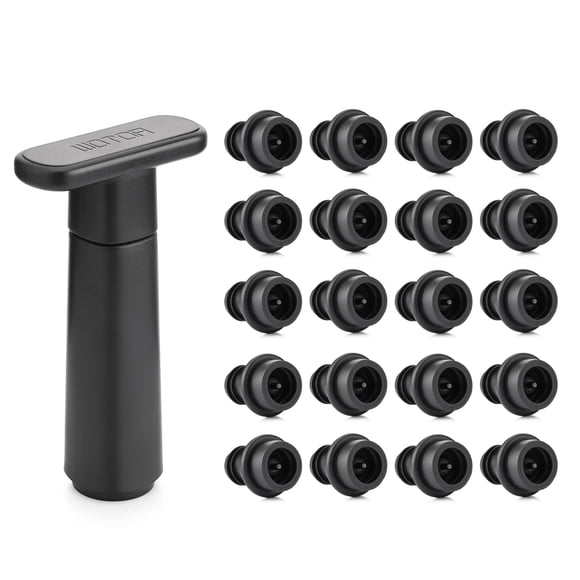 Bomba de vacío Wine Saver WOTOR con 20 tapones para botella de vino