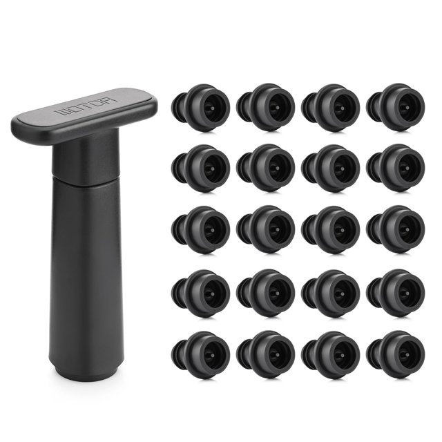 Bomba de vacío Wine Saver WOTOR con 20 tapones para botella de vino