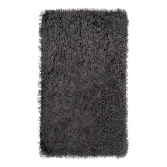 Tapete Para Baño Ginebra Dots 50Cm X 80Cm Gris Oscuro