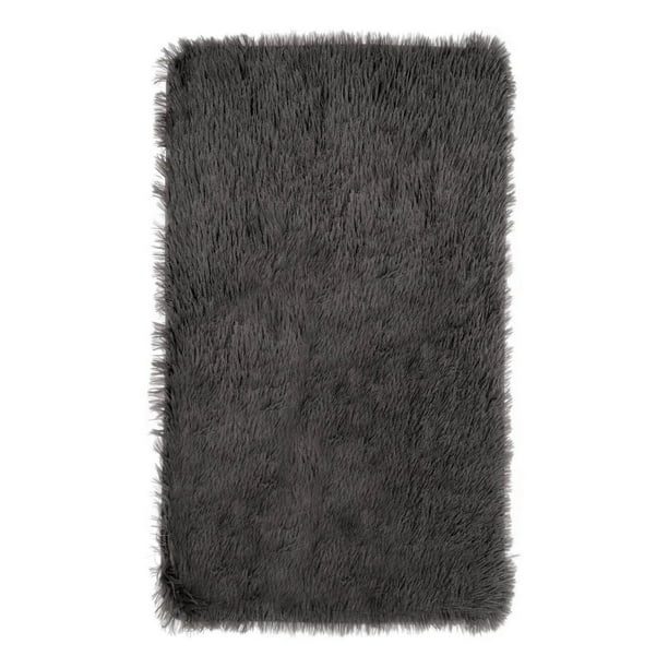 Tapete Para Baño Ginebra Dots 50Cm X 80Cm Gris Oscuro
