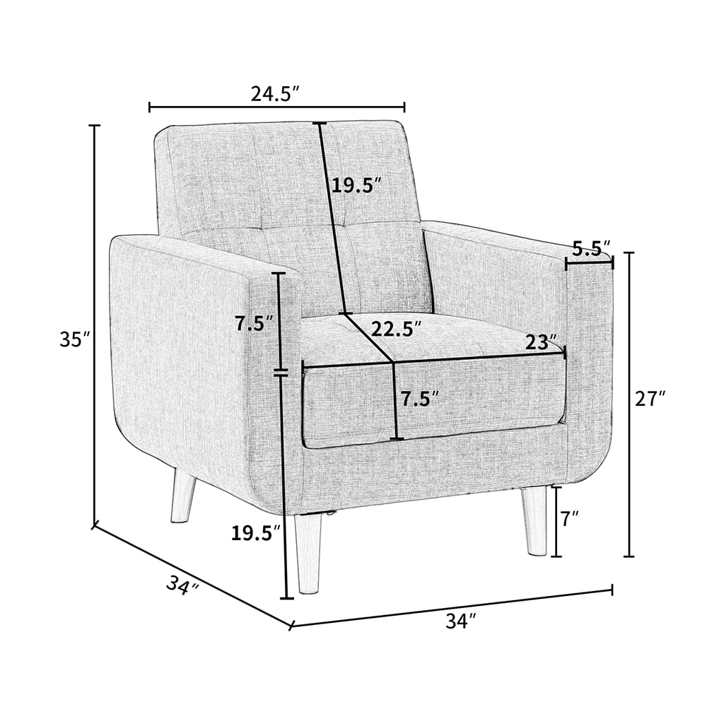 Kepooman Lounge Chair, Blue Kepooman Lounge Chair, Blue