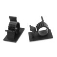 thumbnail image 2 of Unique Bargains 100Pcs Auto-Adhésif Réglable Câble Câble Liens Pince Autocollant Clips Noir 12.5mm, 2 of 3