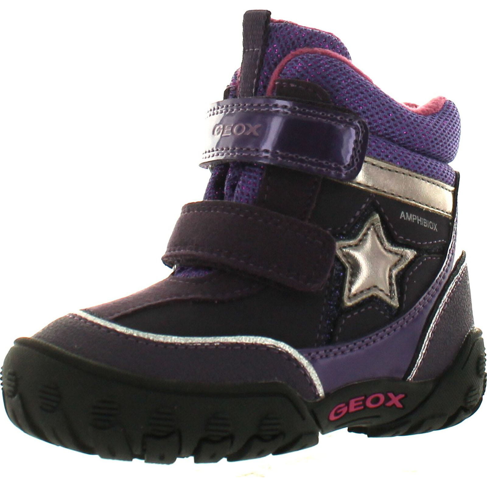 Geox Girls Gulp Cute Fashion Waterproof Winter Boots, Dark Grey, -