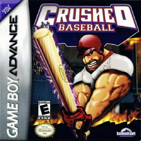 Restored Crushed Baseball (Nintendo Game Boy Advance, 2005) (Refurbished)