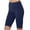 Blue, variant on Oiangi Plus Size Biker Shorts for Women Stretchy High Waist Yoga Leggings Tummy Control Gym Workout Bottoms Gray 3XL