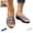 Black, variant on Jelly Sandals for Women Ballet Mesh Flats Shoes Summer Beach Wide Open Toe Mary Jane Mules Dress Trendy Slip on Sandals (White)