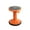 Orange, variant on Pearington SitFree Height-Adjustable Wobble Stool, Black