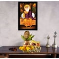 thumbnail image 3 of IBA Indianbeautifulart Guru Nanak Dev Ji Sitting Under Tree And Giving Blessings Sikh Religious Poster With Frame Wooden Photo Frame Ready To Hang, 3 of 7