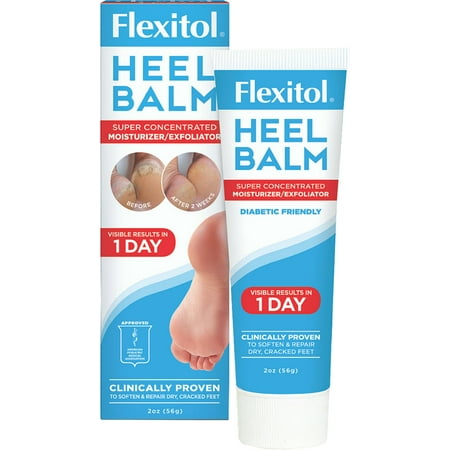 Foot Balm 2 Oz Tin - Flexitol Heel Balm 2 oz (Pack of 2)