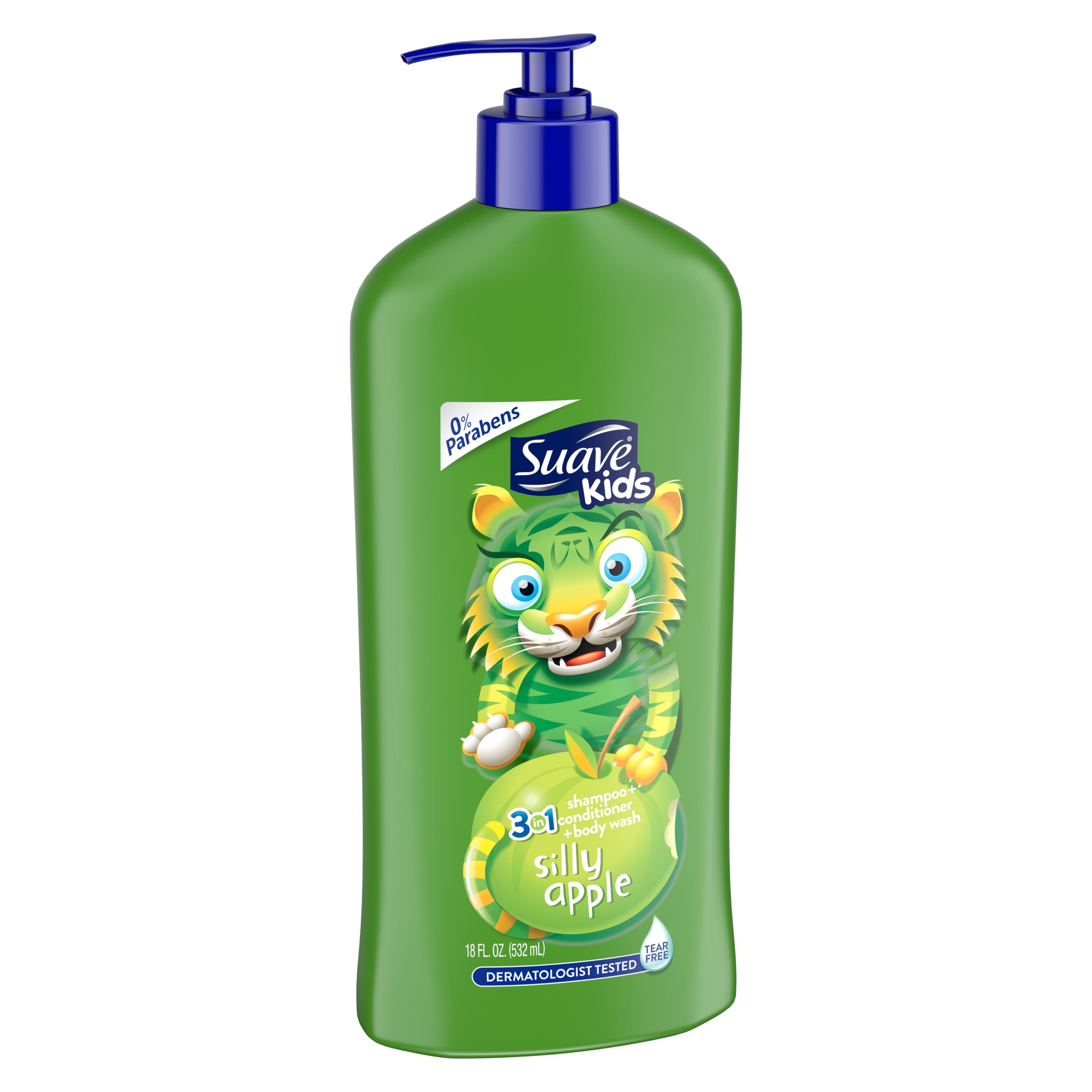 Suave Kids Apple 3-in-1 Shampoo + Conditioner + Body Wash