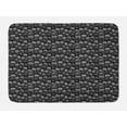 thumbnail image 1 of Alien Bath Mat, Funny Monster Mutant Science in a Spooky Theme of Microorganisms Print, Plush Bathroom Decor Mat with Non Slip Backing, 29.5" X 17.5", Grey and Charcoal Grey, by Ambesonne, 1 of 2