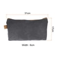 thumbnail image 2 of Tool Pouch Bag 31cm x 6cm x 17cm Oxford Organizer with Zipper, Grey, 2 of 6