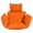 Orange, variant on naioewe Egg Chair Cushion Replacement, Foldable Waterproof Hanging Basket Swing Chair Cushion with Headrest Orange