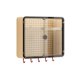 thumbnail image 2 of Contenedores de almacenamiento, armario de almacenamiento de pared para baño con puertas dobles y tablero perforado, organizador multifuncional para tocador y ducha, cajas de almacenamiento de plástic, 2 of 6