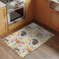 thumbnail image 2 of Happy Easter Entryway Rug 2'x3'&nbsp; Non Slip Front Door Mats, Spring Watercolor Rabbits Eggs Flower Beige Entrance Rugs Indoor Outdoor Carpet, Washable Floor Mats Small Area Rug for Bedroom Kitchen, 2 of 8