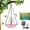 Pink, variant on Hanging Solar Bird Bath Fountain – Solar Powered Cascading Outdoor Water Fountain with Glass Bowl, Hummingbird Bath for Garden Yard Decor(Blue)