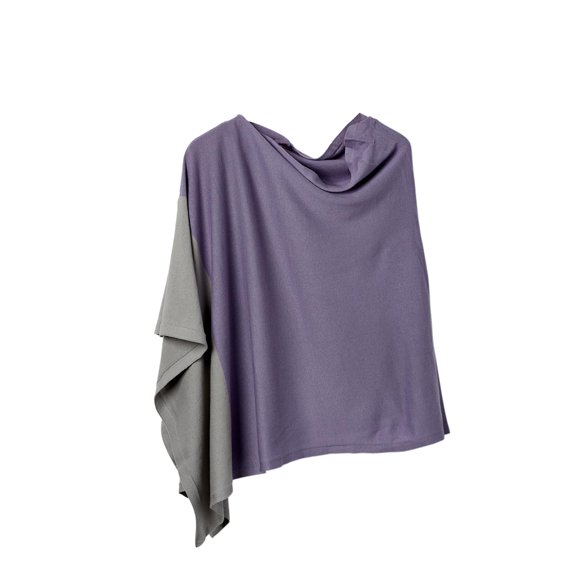 Poncho Hadley Wren Rosa Caramelo de Rayas Anchas en Algodón
