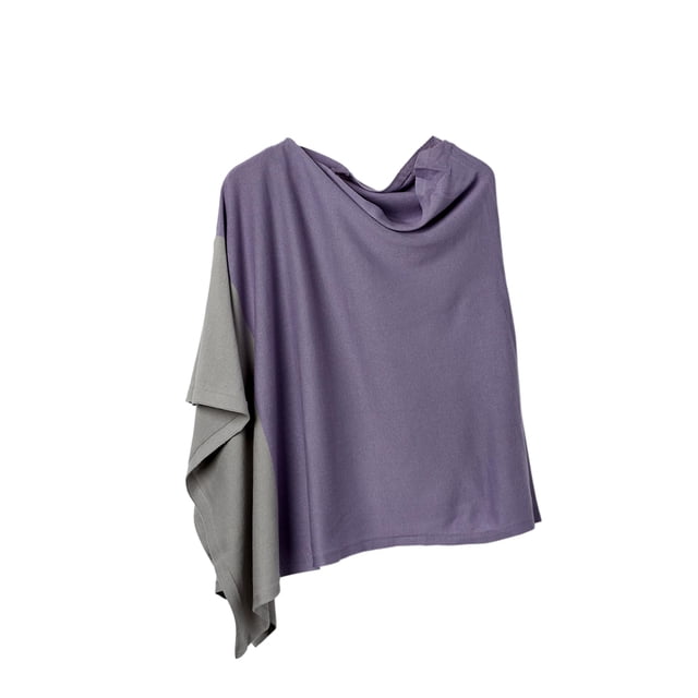 Poncho Hadley Wren Rosa Caramelo de Rayas Anchas en Algodón