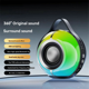 thumbnail image 2 of Altavoz Bluetooth RGB, Inalámbrico, Estéreo, con Graves Potentes y Barra de Sonido con Luces para Coche, Hogar, Oficina, Exterior, Camping, Color Negro., 2 of 8