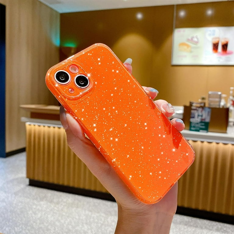 Cute Glitter for iPhone 13 Case inch, Sparkle Bling Silicone