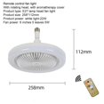 thumbnail image 2 of Ventilador LED luz dormitorio luz ventilador súper brillante luz ahorro de energía lámpara e27 tornillo, 2 of 11