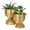 Gold, variant on Kate and Laurel Volz Modern Indoor Planter, Set of 2, Gold, Sophisticated Modern Home Decor for Storage and Display