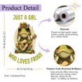 thumbnail image 4 of Eastern Print Frog Lover Art - Cottagecore Wall Decor for Frog Enthusiasts, Size 12x18 UNFRAMED, 4 of 5