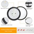 thumbnail image 4 of TRAHOO-DLLT 13 Inch Flush Mount Ceiling Light Fixture with Remote, 30W Dimmable LED Ceiling Light, 3000K-6000K Color Changeable Ceiling Lamp, Black Ceiling Light for Bedroom, Kitchen, Hallway, UL Lis, 4 of 4