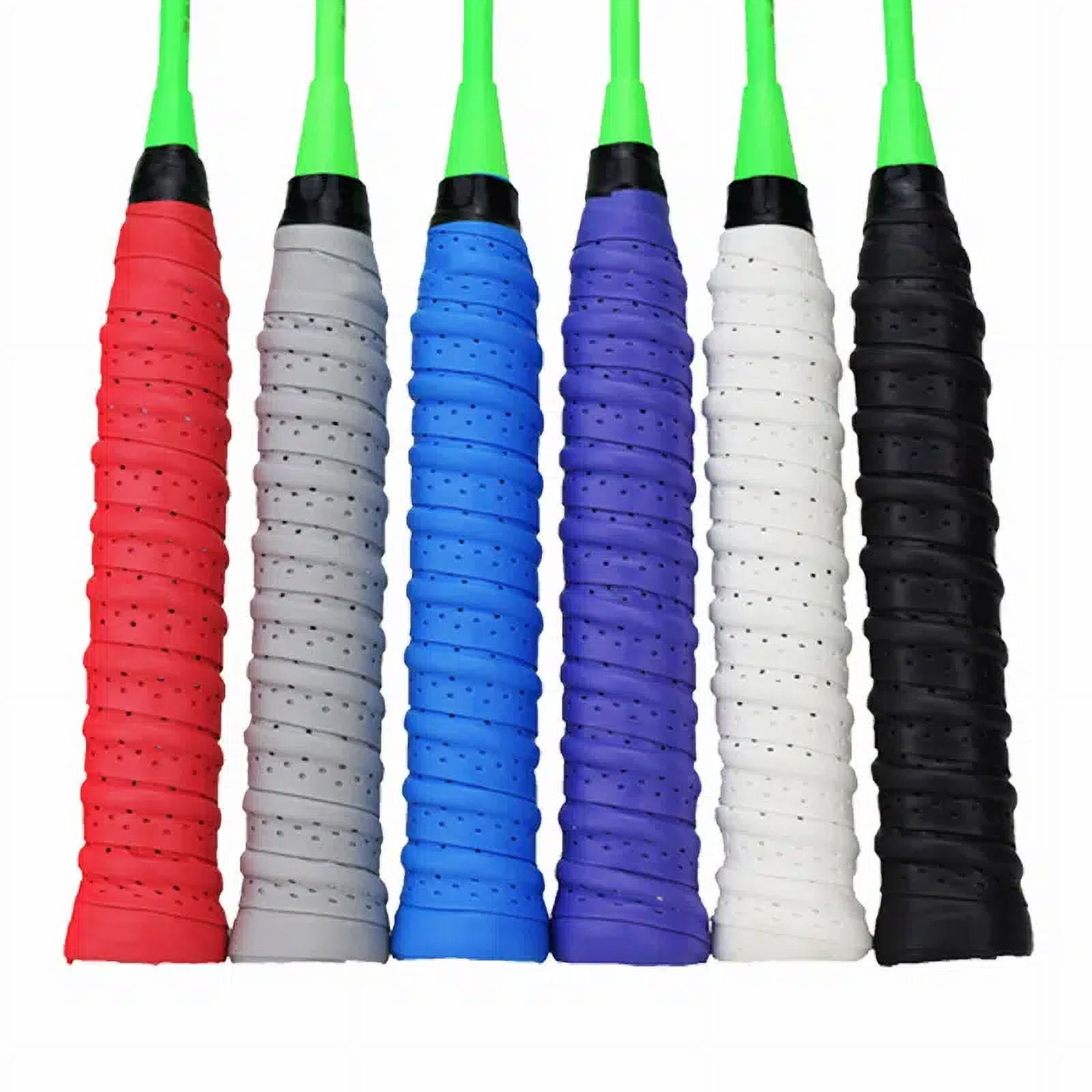 15Pcs Tennis Racket Grip Tape, PU Absorbent Tennis Racket Badminton Grip  Tape, Anti Slip & Quick-Dry Squash Grip Tape, Handle Grip Tape, Multicolor