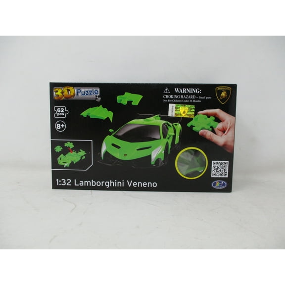 Happy Well 62 Pieces Puzzle Fun 3D Solid Green Puzzles