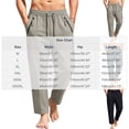 thumbnail image 7 of Maean Mens Pants Athletic Hiking Running Pant Elastic Waist Drawstring Straight Leg Loose Casual Pant with Pockets, 7 of 7
