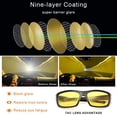 thumbnail image 3 of Gafas de visión nocturna POLARKING con lentes amarillas envolventes, paquete de 2, 3 of 7
