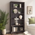 thumbnail image 2 of Cabot Tall 5 Shelf Bookcase in Heather Gray - Engineered Wood, 2 of 8