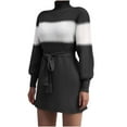 thumbnail image 2 of Gspmoly Robes Grande Taille pour Femmes Rondes, Mode Décontractée Ample Rayée Robe Pull Tricotée Robes de Vacances pour Femmes jusqu'à 70 % de Réduction, 2 of 3