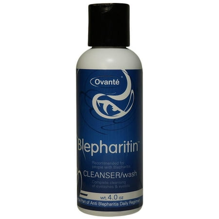 Blepharitin therapeutic cleanser wash for blepharitis, itchy eyelids, ocular rosacea - 4.0
