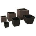 thumbnail image 6 of vidaXL 3x Garden Raised Beds Poly Rattan Patio Flower Boxes Pots Multi Colors, 6 of 9