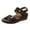 A Black, variant on Wovix Women Trendy Sandals Ankle Strap Classic Soft Lightweight Work Casual Simple Footwear Casual Daily Wear