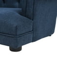 thumbnail image 6 of Jennifer Taylor Home Kiki 36.5" Chesterfield Dog Sofa Bed, Medium, Pacific Blue Stain Resistant High Performance Polyester, 6 of 10