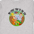 thumbnail image 4 of Inktastic First Trip to the Zoo Boys or Girls Long Sleeve Toddler T-Shirt, 4 of 5