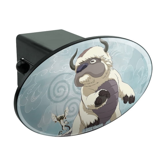 Avatar the Last Airbender Appa & Momo Oval Tow Trailer Hitch Cover Plug Insert